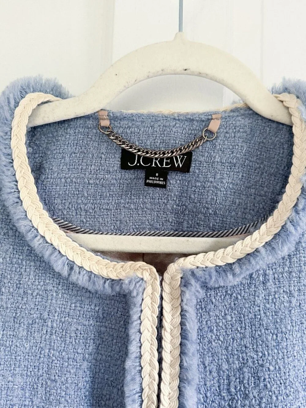 J. Crew Frances Lady Jacket in Maritime Tweed Worn Once - Size 8